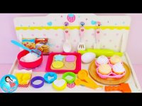 برنامه کودک دخترانه آشپزی با خمیر بازی :  بازی وسایل آشپزخانه کلوچه و شیرینی درست کنید