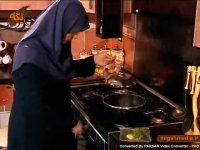 میگو پلو با گردو و نخود فرنگی