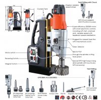 سوراخکاری با دریل مگنت مدل MD120/4#  # گروه صنعتی اسکندری