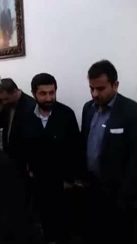 حضور استاندار خوزستان دکتر شریعتی اولین ساعت درگذشت شیخ یابر باوی و تسلیم پیام ت