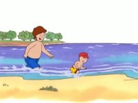 Caillou - Caillou at the Beach  (S01E25) | Videos For Kids