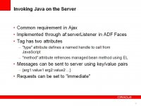 Using JavaScript in Oracle ADF Faces Application Development