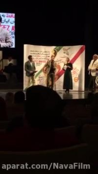 نوید محمدزاده بهترین بازیگر مرد در شانزدهمین جشن حافظ