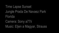 Sony a77ii Time Lapse at Jungle Prada Florida