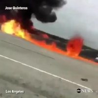 لحظه سقوط هواپیما