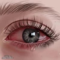 اینم کشیدن چشم با کامپیوتر