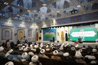 دیدار نخبگان دانشگاهی و حوزوی با حضرت آیت الله جوادی آملی در مشهد