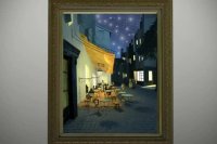 تراس کافه در شب