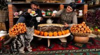 آشپزی روستایی آذربایجان جدید خانم فرناز :: کیک هویج