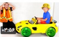ماشین بازی کودکانه با سنیا و بابایی : تعویض چرخ های ماشین