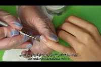 آموزش کاشت ناخن مادر : مرحله سوم : موادگذاری - نیل آکادمی