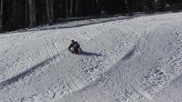 Snow sliding at Sunrise Mountain, AZ