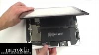 آموزش تعویض تاچ و ال سی دی ipad 1 - ماکروتل
