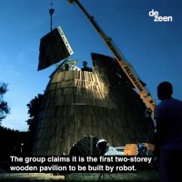 ساخت بنای زیبا توسط ربات ها