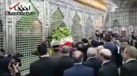 حضور روحانی و اعضای هیات دولت در حرم امام خمینی(ره)