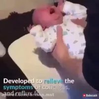 خواباندن نوزاد روی نی نی لای لای