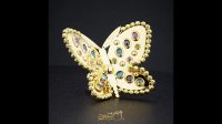 انگشتر طلا لاکچری طرح پروانه