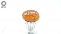 انگشتر عقیق یمنی خطی مردانه کد R147