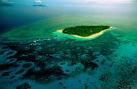 جزیره سبز در دیواره مرجانی استرالیا