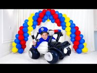 برنامه کودک سنیا : ساخت ماشین های بادکنکی