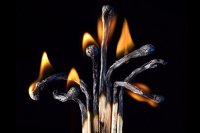 روشن کردن آتش با کش