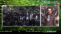 ارتباط زنده تصویری شبکه قرآن با نجف آباد محل خاکسپاری شهید #محسن_حججی
