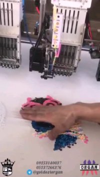 نمونه کار دستگاه پولک دو طرفه.