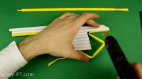 How to make a Paper Crossbow - (Mini Crossbow)