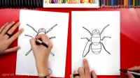 ویدیو - آموزش نقاشی به کودکان -مگس پرنده