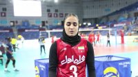 صحبت‌های آسیه حسنی دریافت کننده قدرتی تیم ملی والیبال ایران پس از پیروزی مقابل نیوزلند