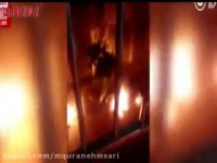 پسری که پدرش را با بنزین به آتش کشید
