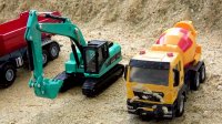 ماشین تراکتور : اسباب بازی بیل مکانیکی : کمپرسی کامیون