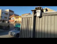 درب اتوماتیک پارکینگی کشویی 8 متری با سیستم شانه ای  شرکت آرشیا کاسپین