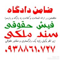 ضامن دادگاه فیش حقوقی 09388610727