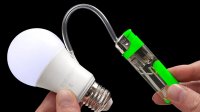 اختراع برقی جالب با فندک و لامپ ال ای دی