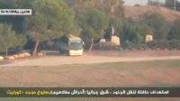 لحظه اصابت موشک مقاومت به اتوبوس حامل نظامیان رژیم صهیونیستی