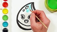 آموزش نقاشی  قطره آب با رنگ آمیزی کودکانه 2023