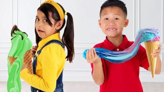 برنامه کودک اسلایم بازی جدید رنگی - اسلایم در برابر بستنی