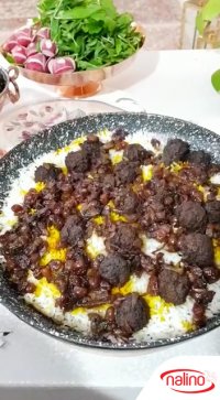 آموزش قنبر پلو شیرازی با خانم صدف قاسمی