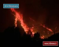 تخلیه منازل مسکونی در لس آنجلس درپی آتش سوزی