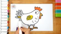 آموزش نقاشی مرغ  - آموزش نقاشی کودکان - نقاشی آسان - نقاشی کودک