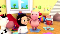Head Shoulders Knees and Toes | Part 2 | Nursery Rhymes | by LittleBabyBum!