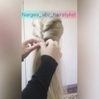 اموزش شنیون مو