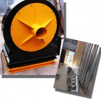 اگزاست فن فشار قوی-کانال اسپیرال-پروژه کارخانه گچ داراب09121865671