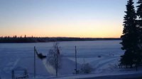 Funny Winter Sunrise Time Lapse Christopher Lake Saskatchewan Canada
