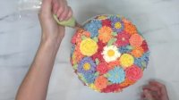 طرز تهیه کیک گل