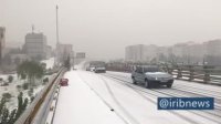 نخستین برف پاییزی تهران