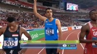 مدال نقره بر گردن امیر مرادی - دو 1500 متر مسابقات آسیایی جاکارتا