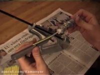 نحوه ی چسباندن پر به تیر