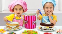کارتون پرنسس آلیس - بازی آشپزی کودکانه واقعی - پختن کیک تولد برای خاله